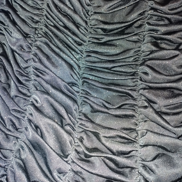 Ruched cami dress with gold glitter - Picture 5 of 6